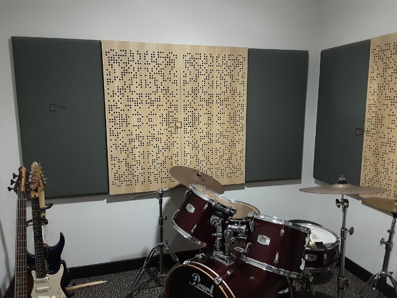 peredam suara ruangan drum
