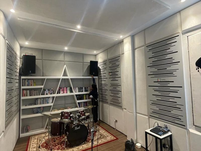 peredam suara ruangan drum